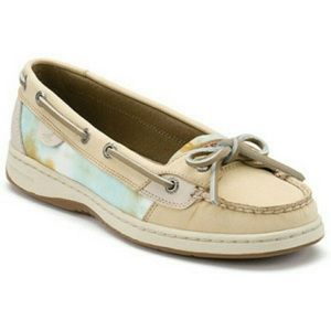 Sperry Angelfish Tie Dye Leather Boat Shoes Size 8.5